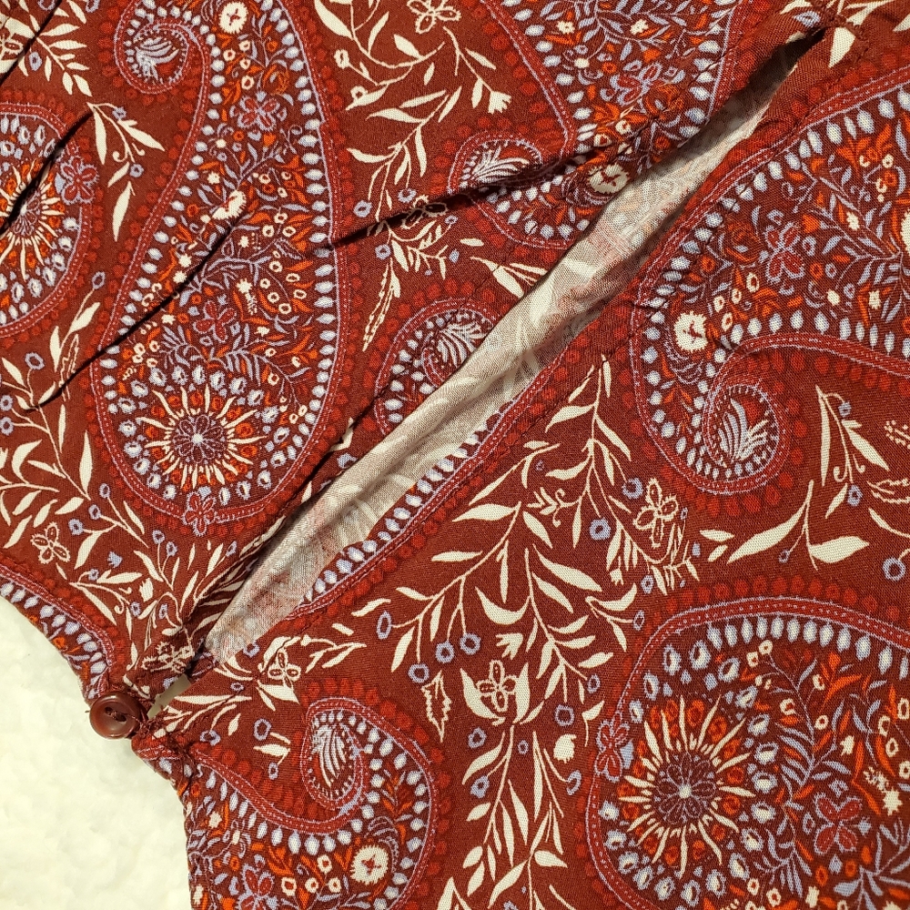 PAISLEY SLEEVELESS DRESS - Picture 4 of 6